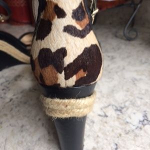 ANTONIO MELANI Shoes - Leopard Wedge Shoes ANTONIO MELANI Shoes - Leopard Wedge Shoes